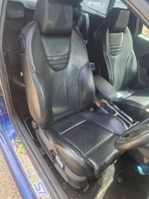 Recaro leather seats in a Focus ST
